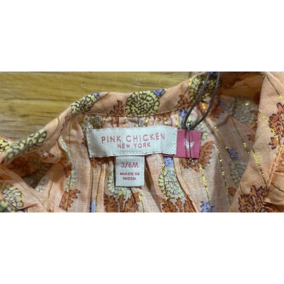 NWT Pink Chicken New York Set Top Bloomers 3-6 Months Boho - Picture 4 of 4